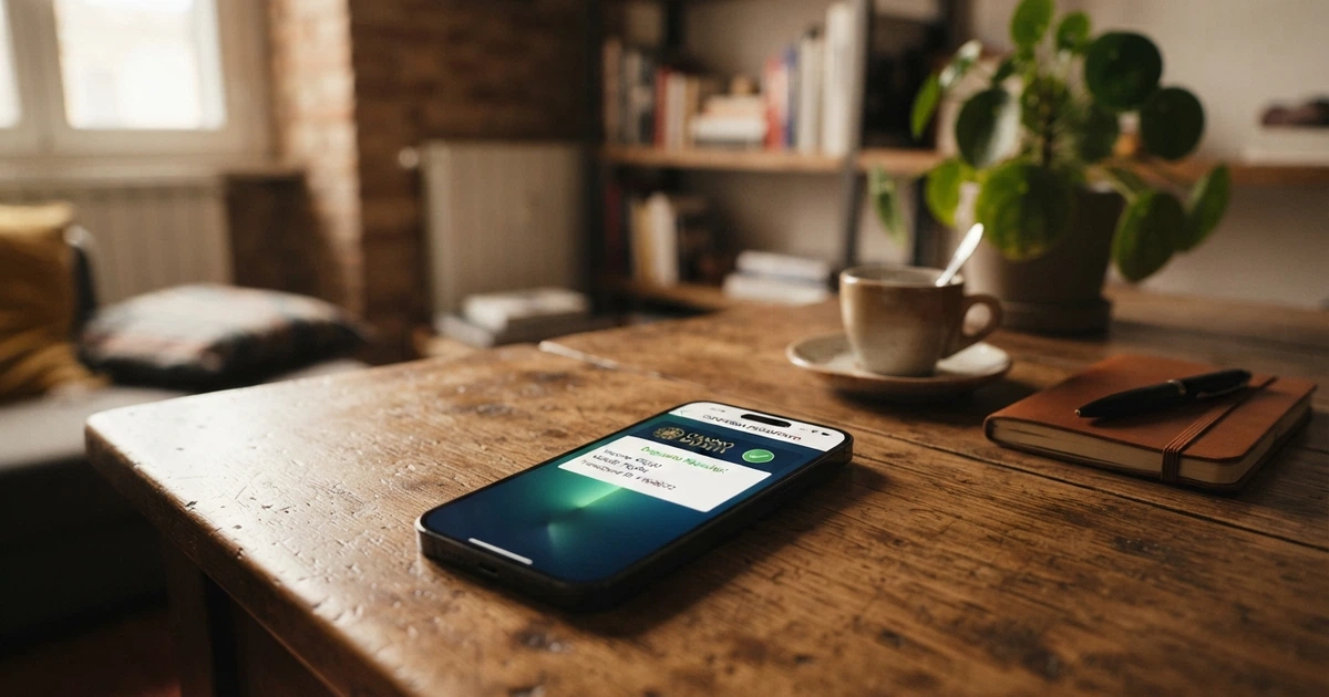 Un iPhone che mostra la schermata di pagamento con Apple Pay su un casinò online, con il logo Apple Pay e l'importo del deposito in evidenza