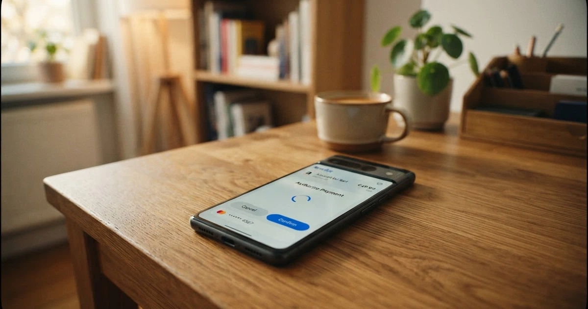 Interfaccia dell'app Revolut con la schermata di pagamento tramite carta Visa e notifica 3D Secure