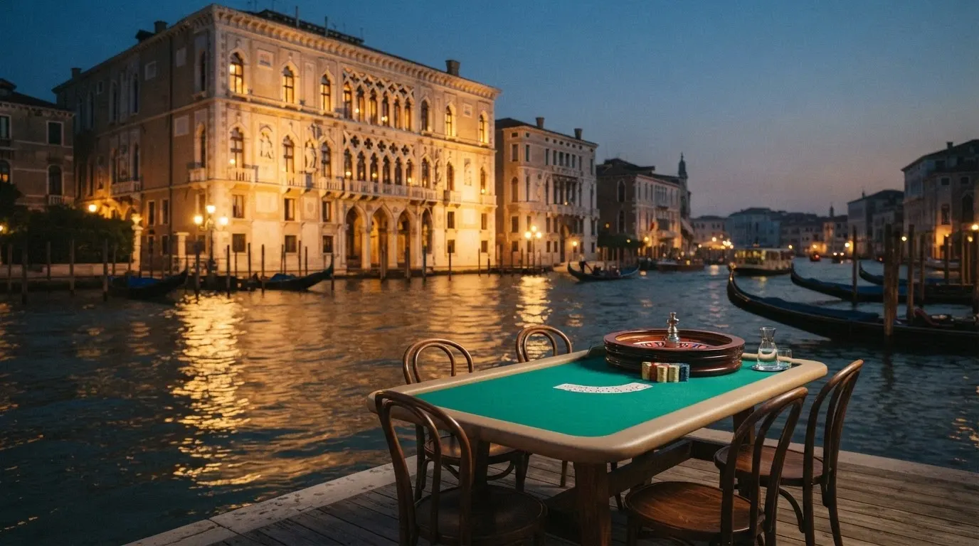 Facciata storica del Casinò di Venezia sul Canal Grande