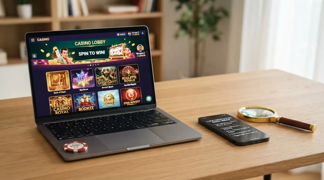 Tabella comparativa con i loghi e i dati principali dei dieci casinò recensiti, con evidenza sull'unico operatore che offre il Bonus Crab