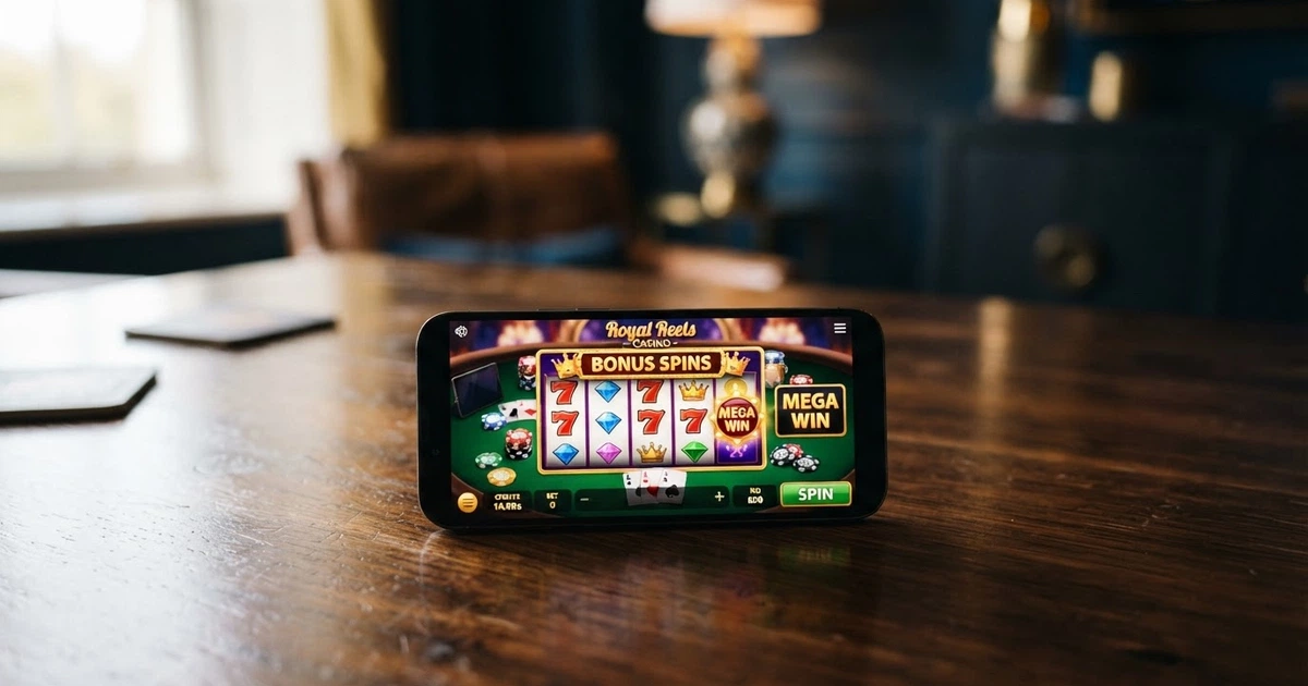 Un tavolo da gioco virtuale con l'interfaccia di un casinò online con licenza ADM, che mostra un riquadro con la scritta «Bonus di Benvenuto»