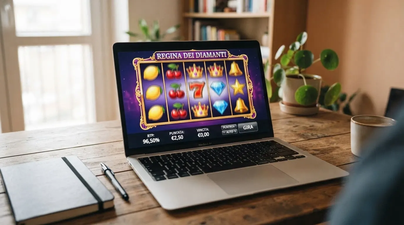 L'interfaccia di una slot machine online con la percentuale RTP visibile nella schermata delle informazioni di gioco